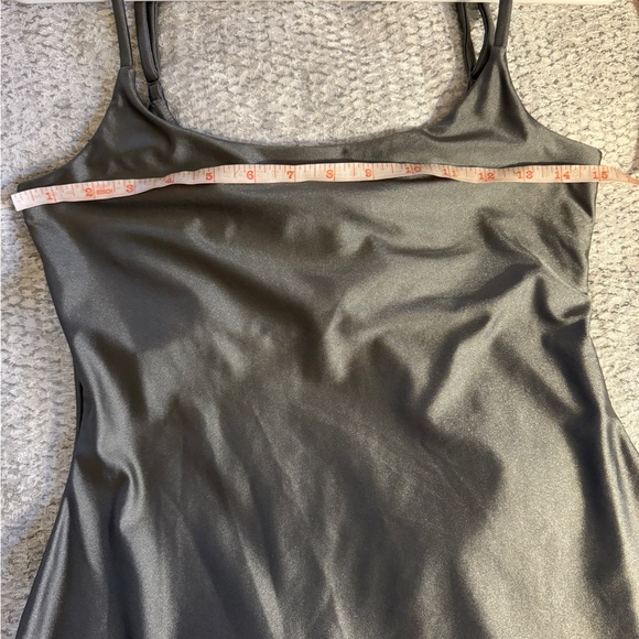 💥💥HOST PICK!!💥💥 Never worn Skims swim bodycon dark gray steel mini dress - large - Picture 6 of 7